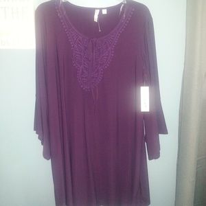 Tacera eggplants dress/brand new with tags